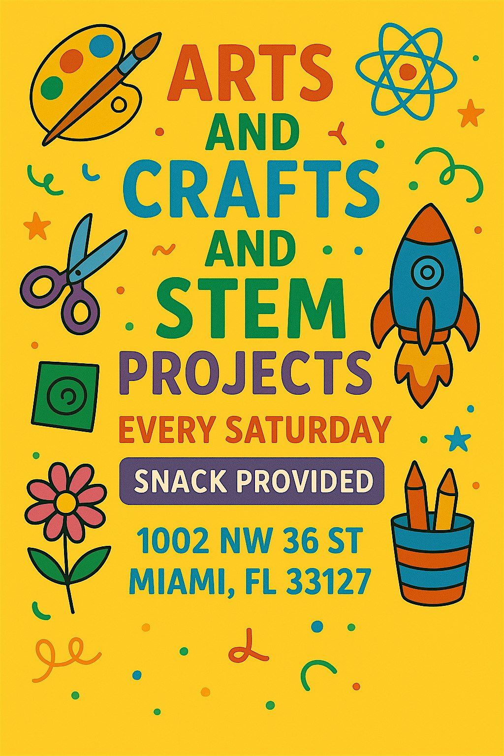 Art, Craft and STEM Saturdays in Wynwood
