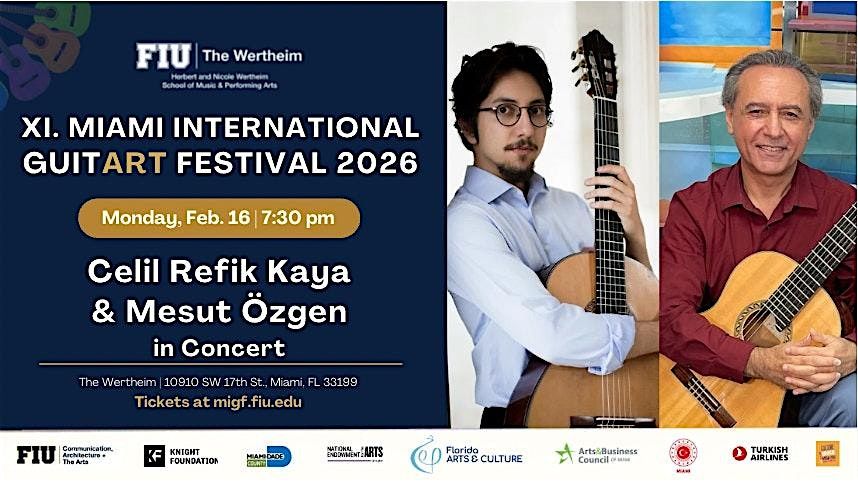 MIGF 2026 GuitART Festival: Celil Refik Kaya & Mesut \u00d6zgen