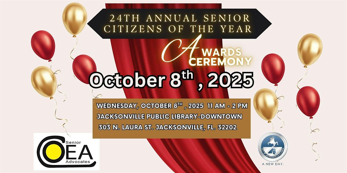 24th Annual Senior Citizens of the Year  (No Eventbrite Tickets Allowed)