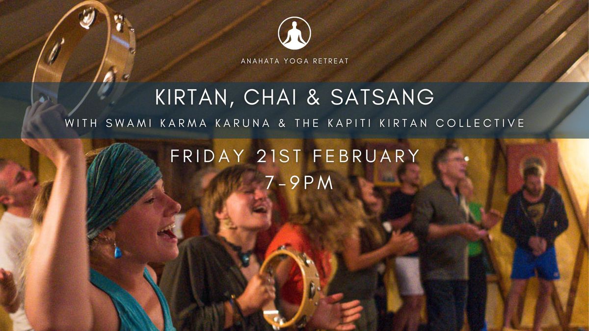 Kirtan, Chai & Satsang with Swami Karma Karuna & The Kapiti Kirtan Collecitve