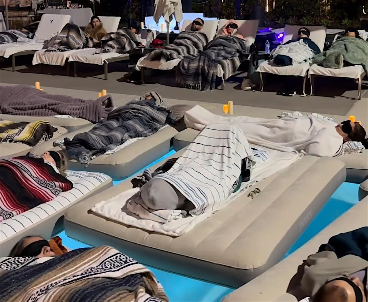 Sunset Floating Sound Bath with Artist Katie Detrich