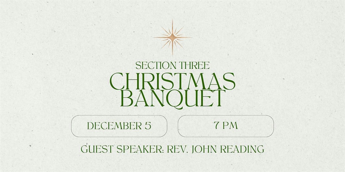 Section 3 Christmas Banquet