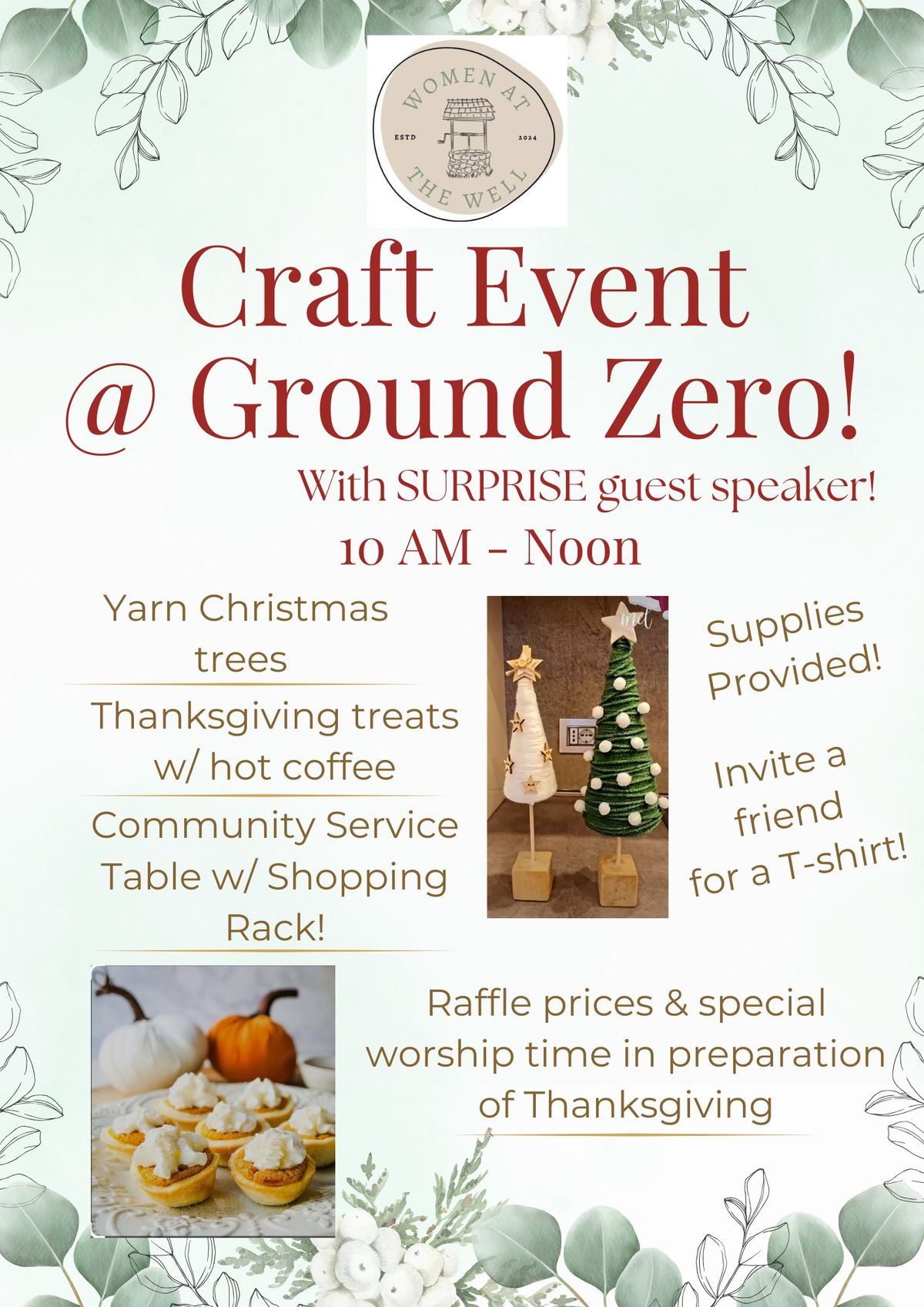 Craft Event with guest speaker!