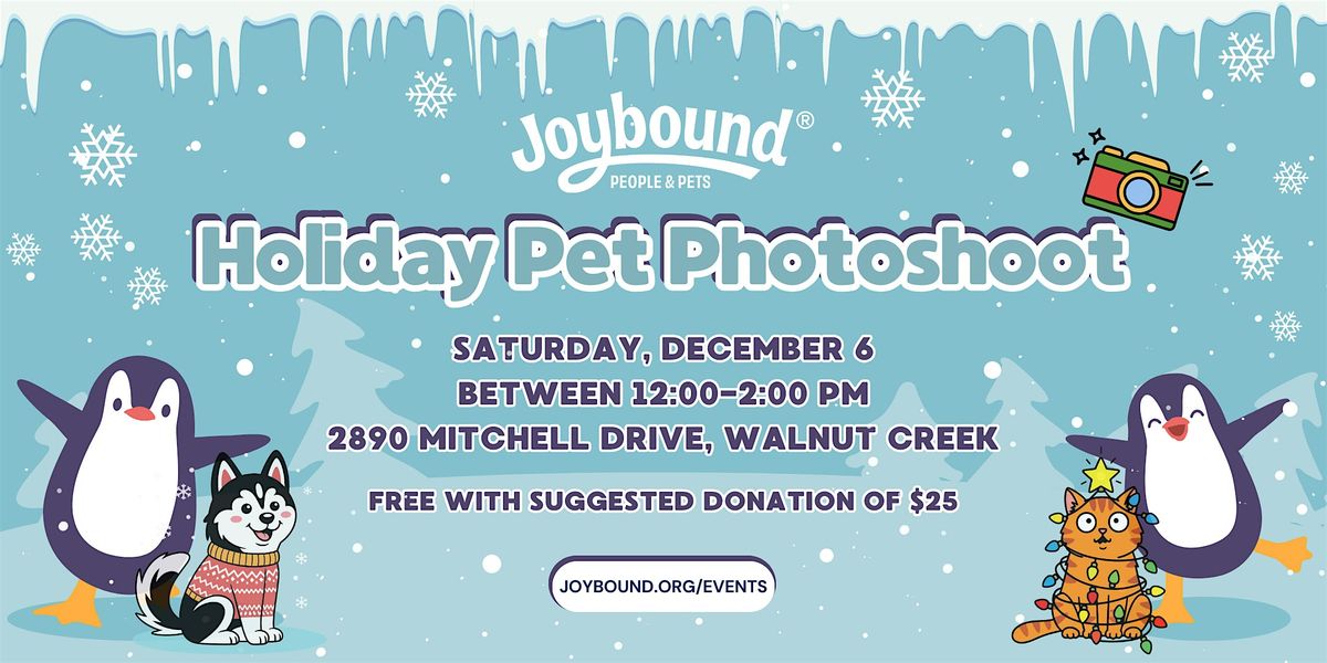 Holiday Pet Photoshoot
