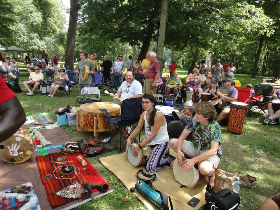 Community Drum Circle at Griggs Reservoir with Iggy Garcia