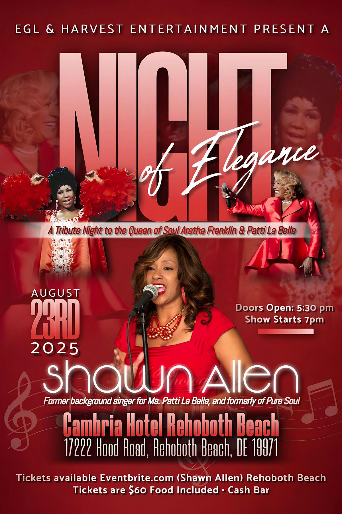 Shawn Allen Tributes To Aretha Franklin & Patti LaBelle