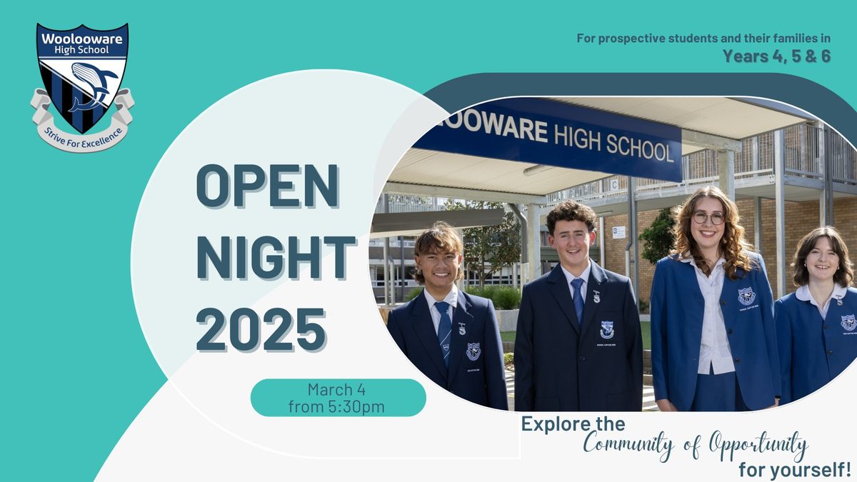 Woolooware High School Open Night 2025