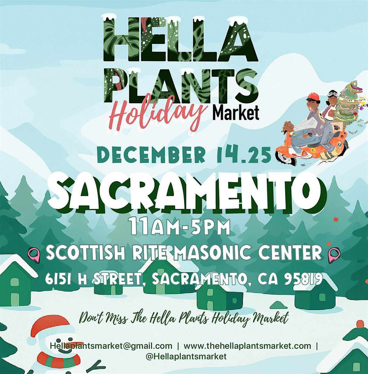 Hella Plants Holiday Market Sacramento