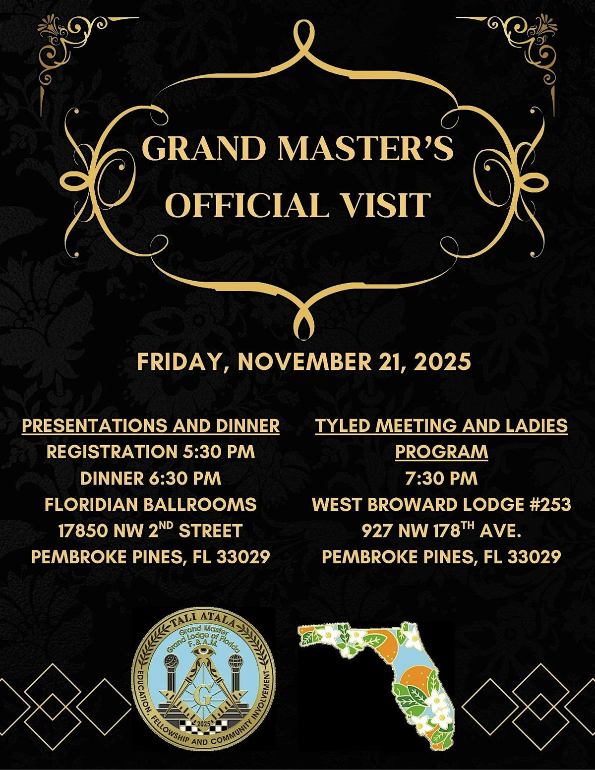 GRAND MASTER'S OFFICIAL VISIT TO DISTRICT 26