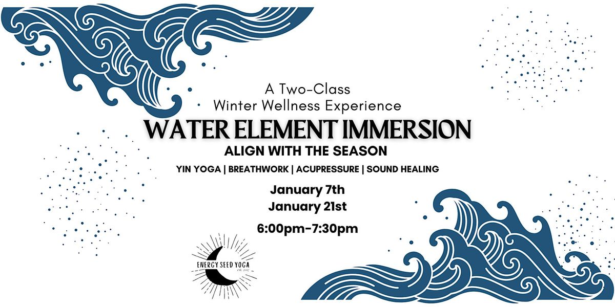 Water Element Immersion: Winter Wellness Experience