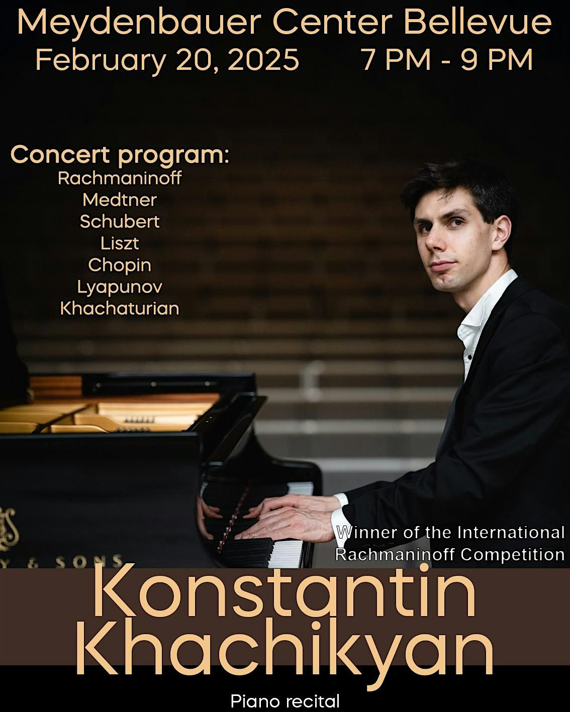 Konstantin Khachikyan  Piano Recital