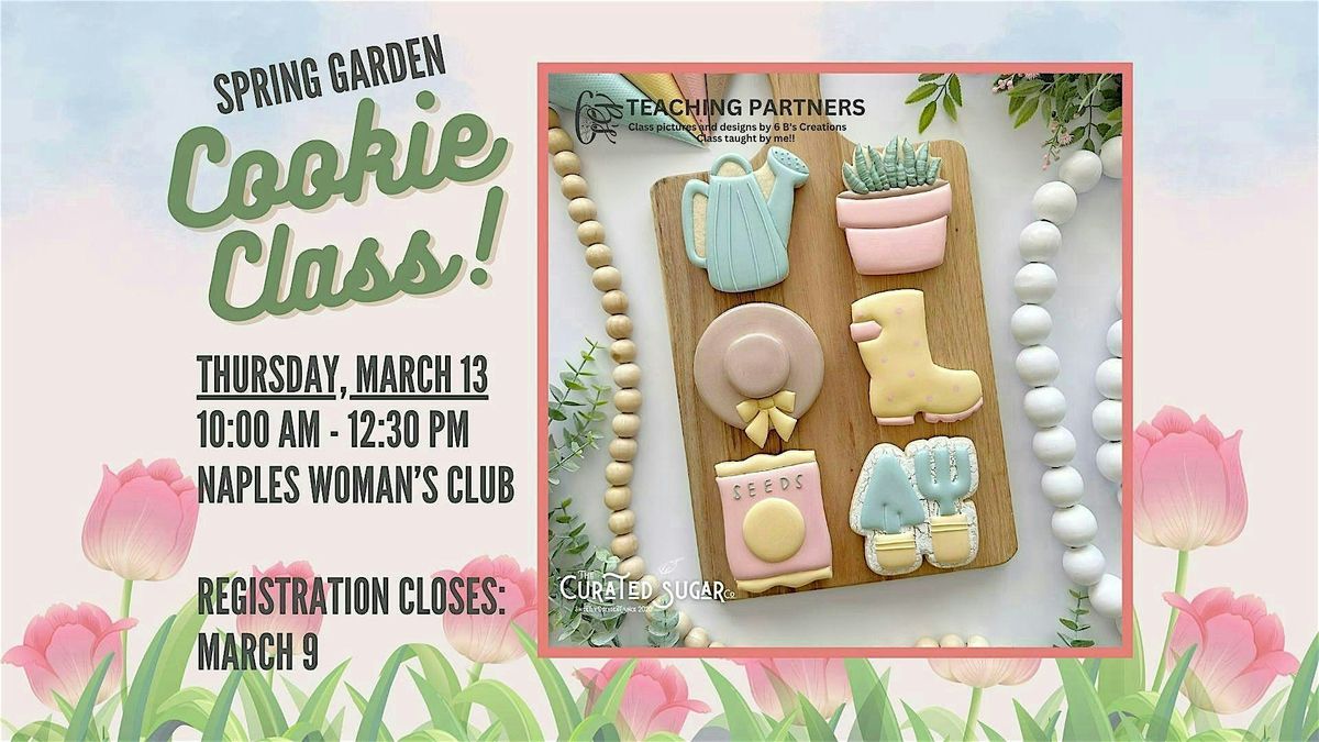 Spring Gardening -  Cookie Decorating Class