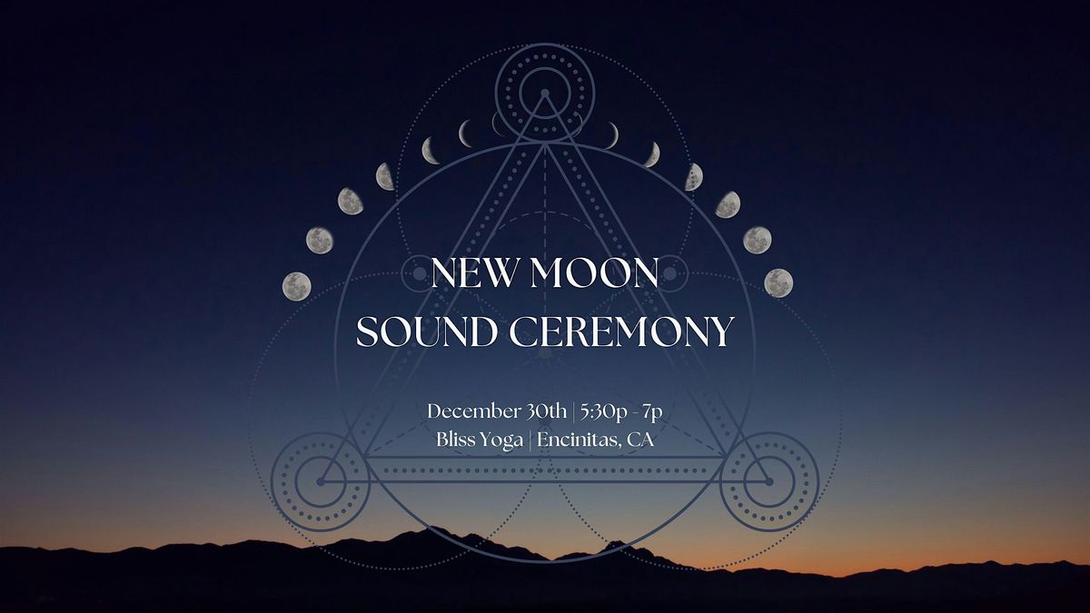 New Moon Sound Bath Ceremony: Align & Manifest