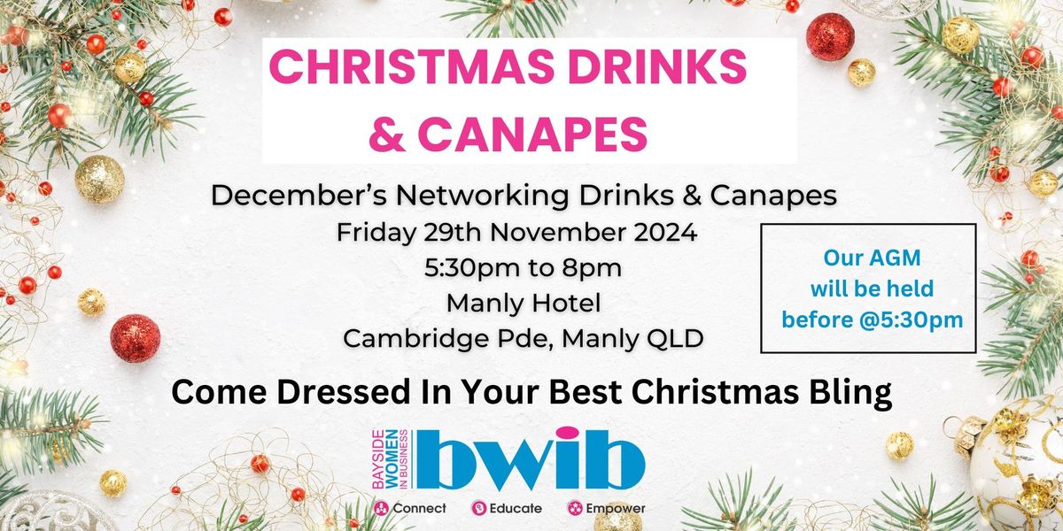 Bayside Women in Business Christmas Drinks & Canapes