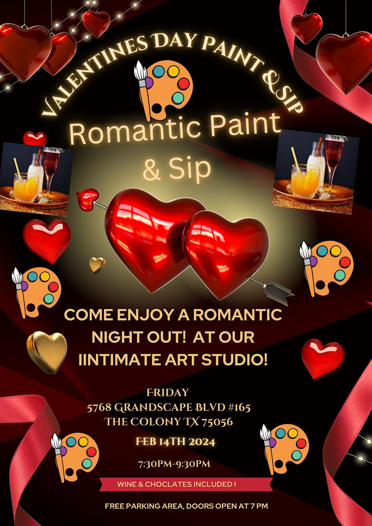 Valentines Day Paint & Sip