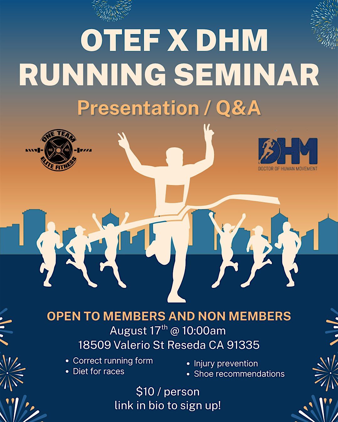 OTEF x DHM Running Seminar