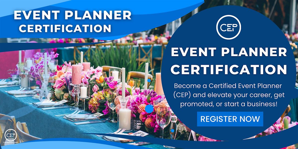 Event Planner Certification Virtual Class (2-Day)