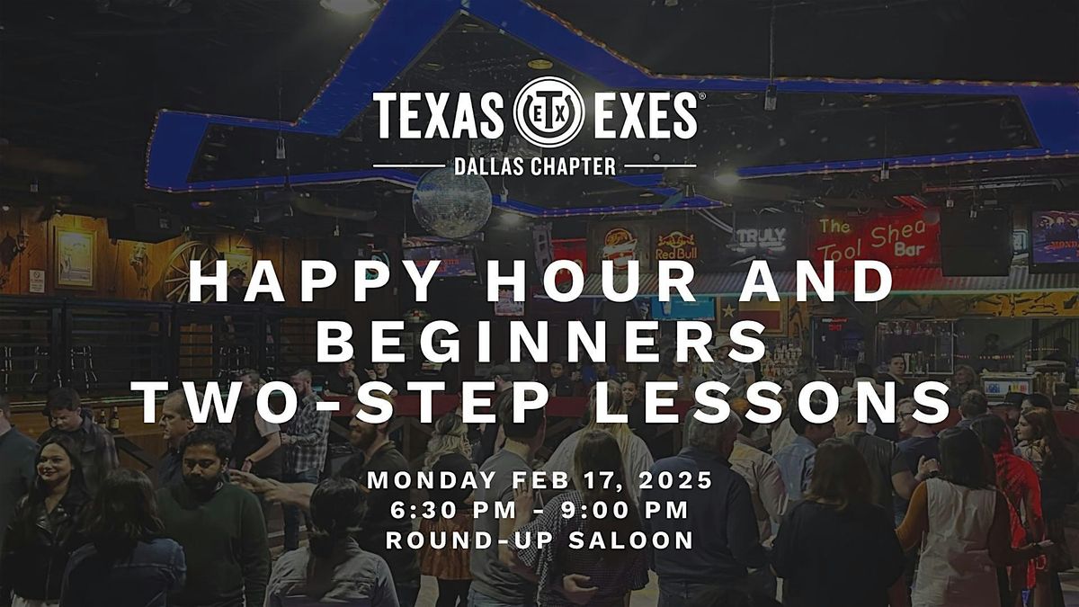 Happy Hour + Beginners Two-Step Lessons