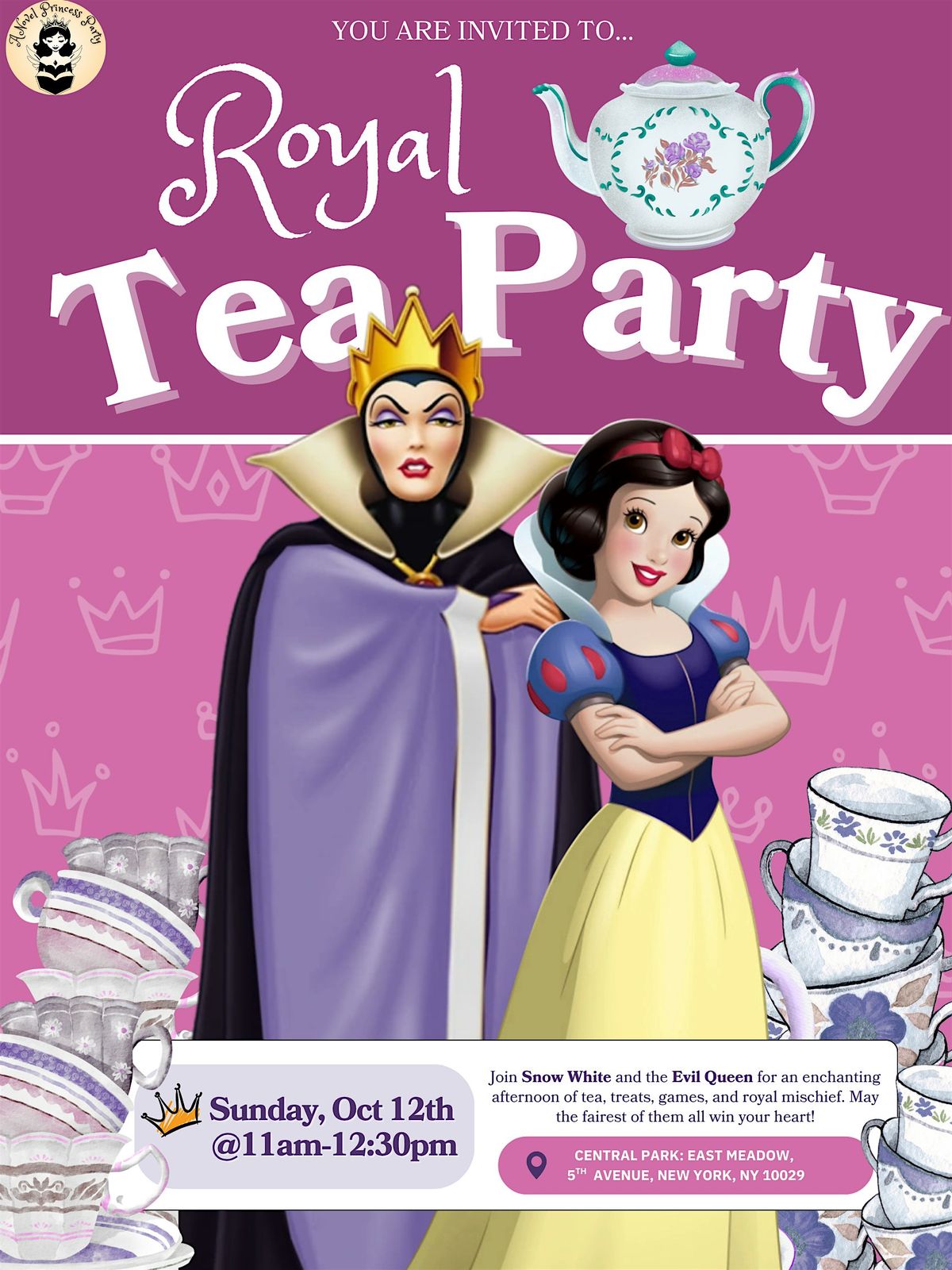 Royal Tea Party w\/ Snow White & the Evil Queen!
