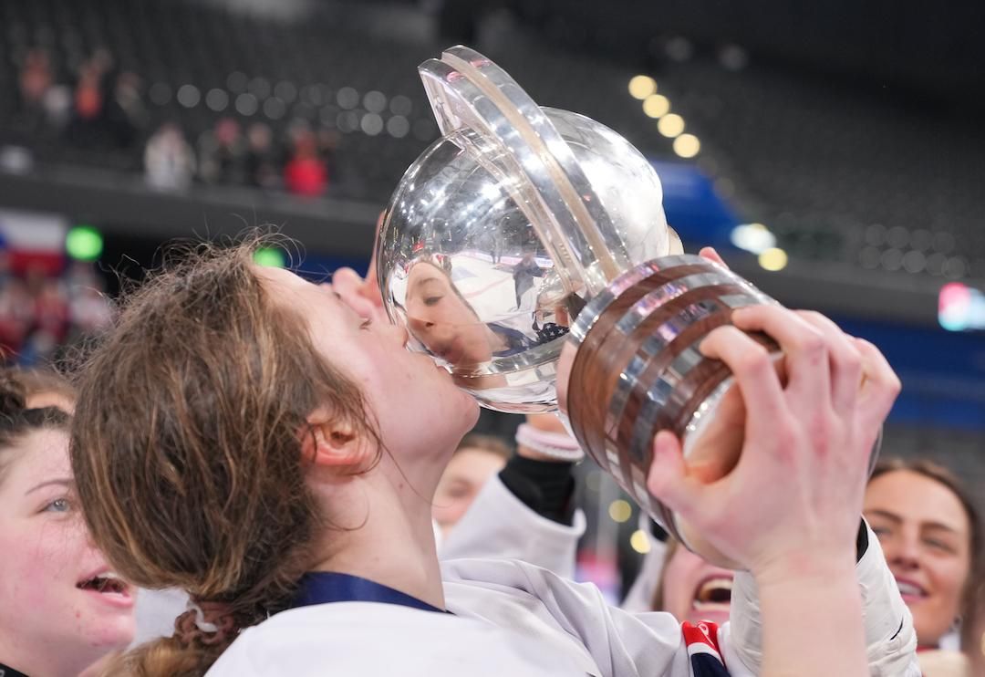 IIHF U18 Womens World Championship: Sweden vs Switzerland at Membertou Sport and Wellness Centre
