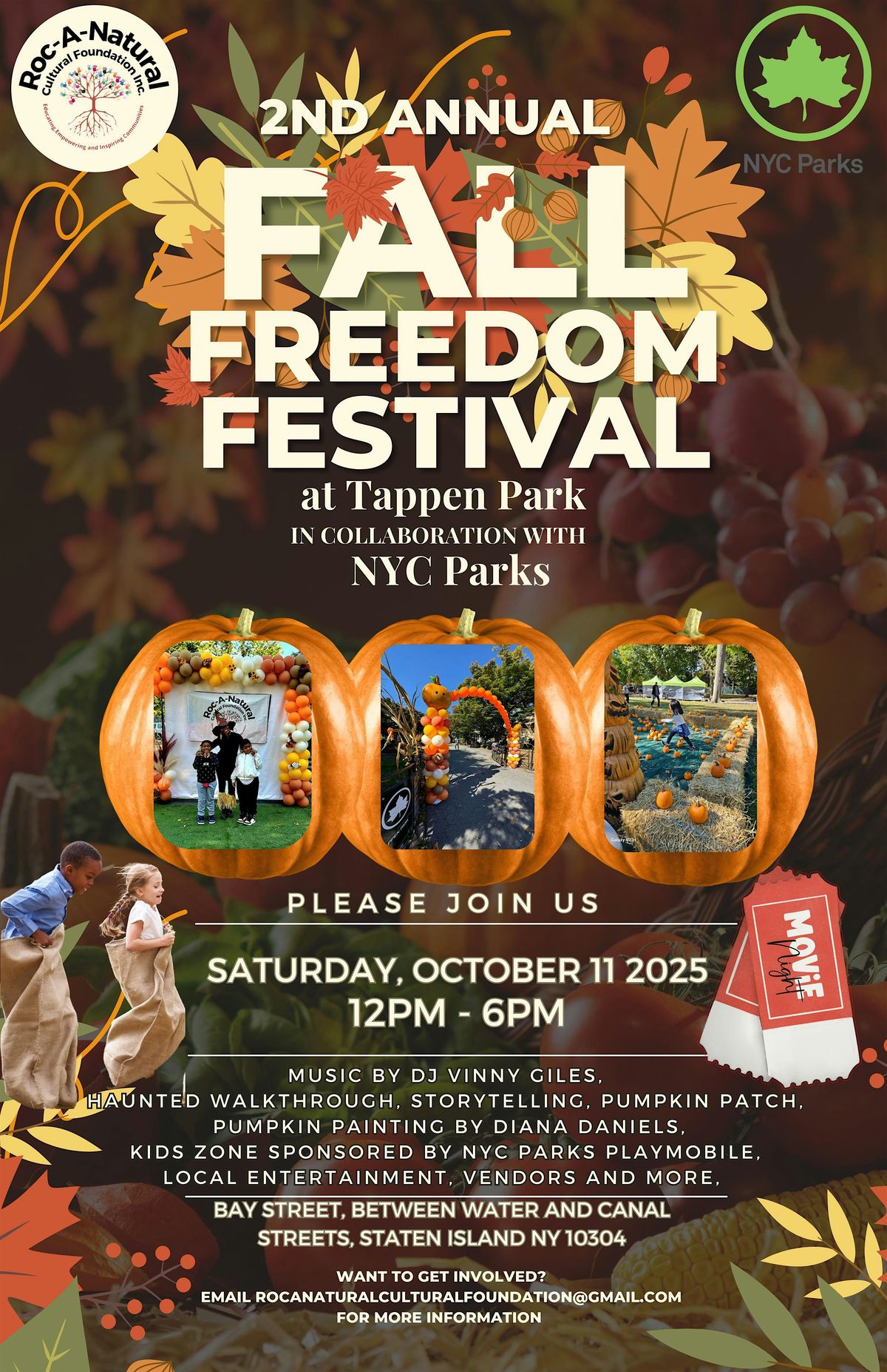 2nd Annual Fall Freedom Festival at Tappen Park