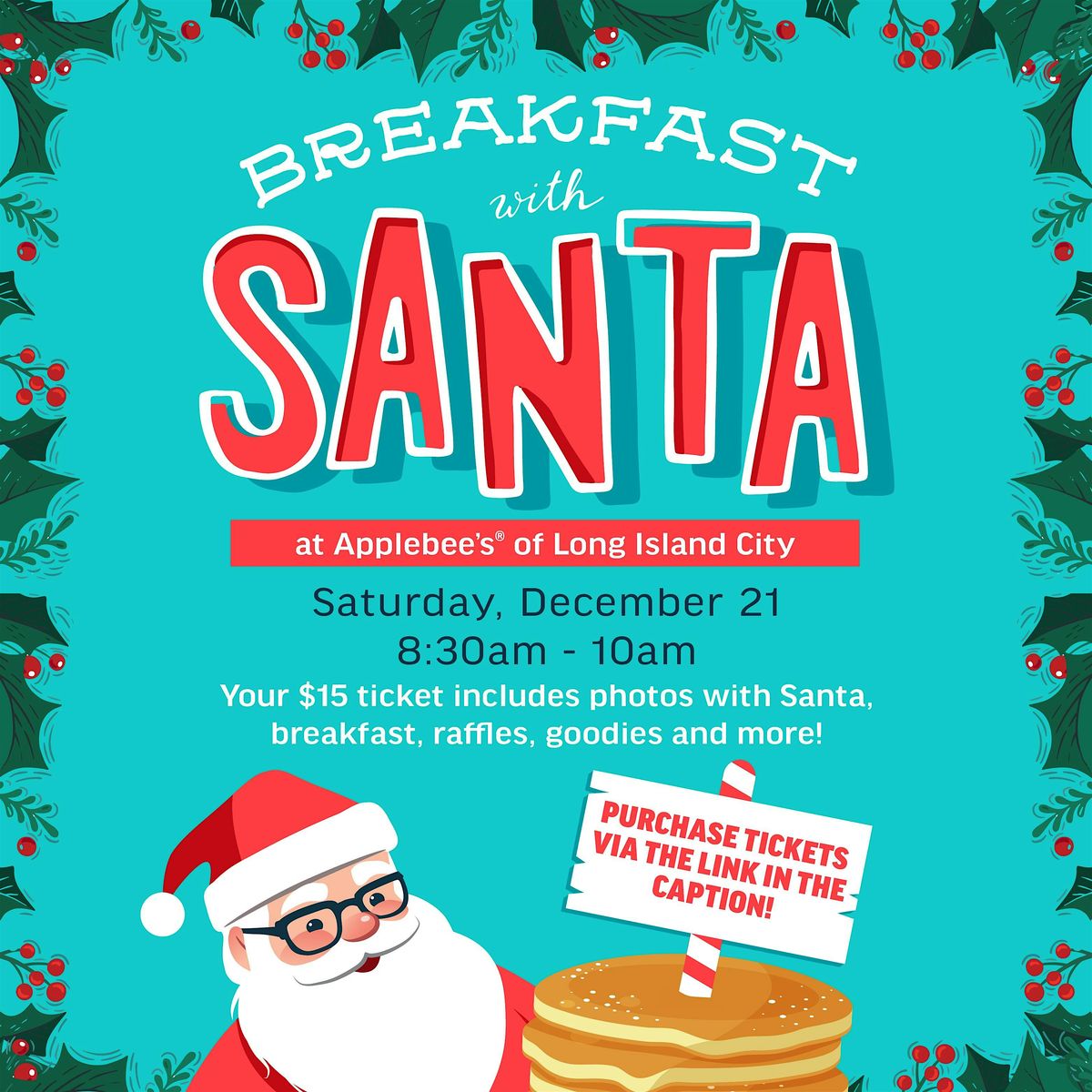 Breakfast with Santa @ Applebee's!