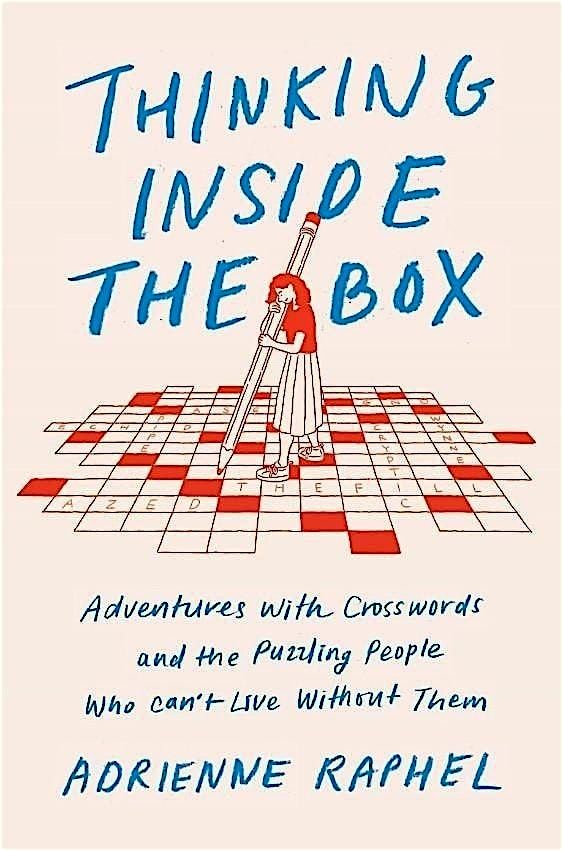 Crossword Puzzle Author Talk with Dr Adrienne Raphel Epiphany Library