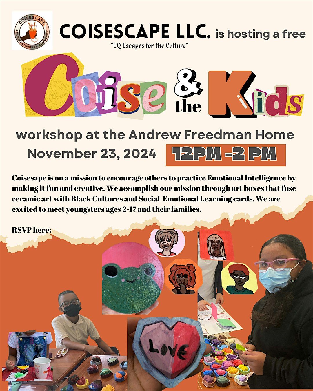 Coisescape Present Coise & the Kids at the Andrew Freedman Home