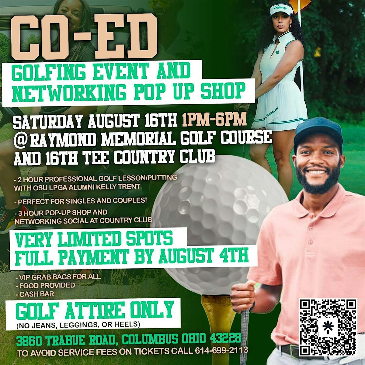 Energy Powered Putting Co-ed Networking and Pop-Up Shop