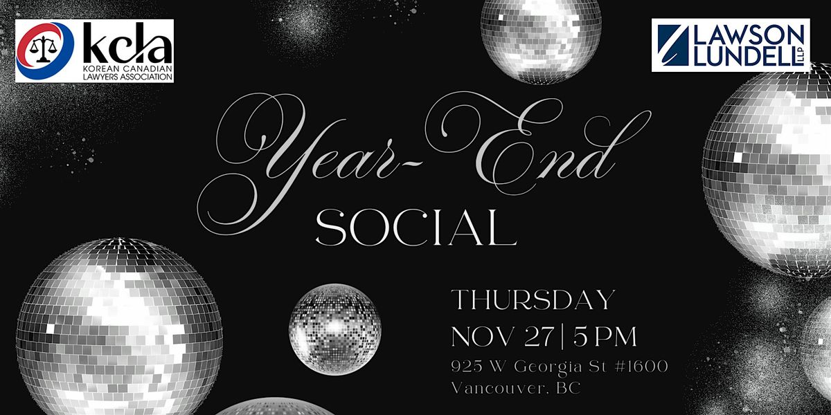 KCLA BC Chapter: Year-End Social