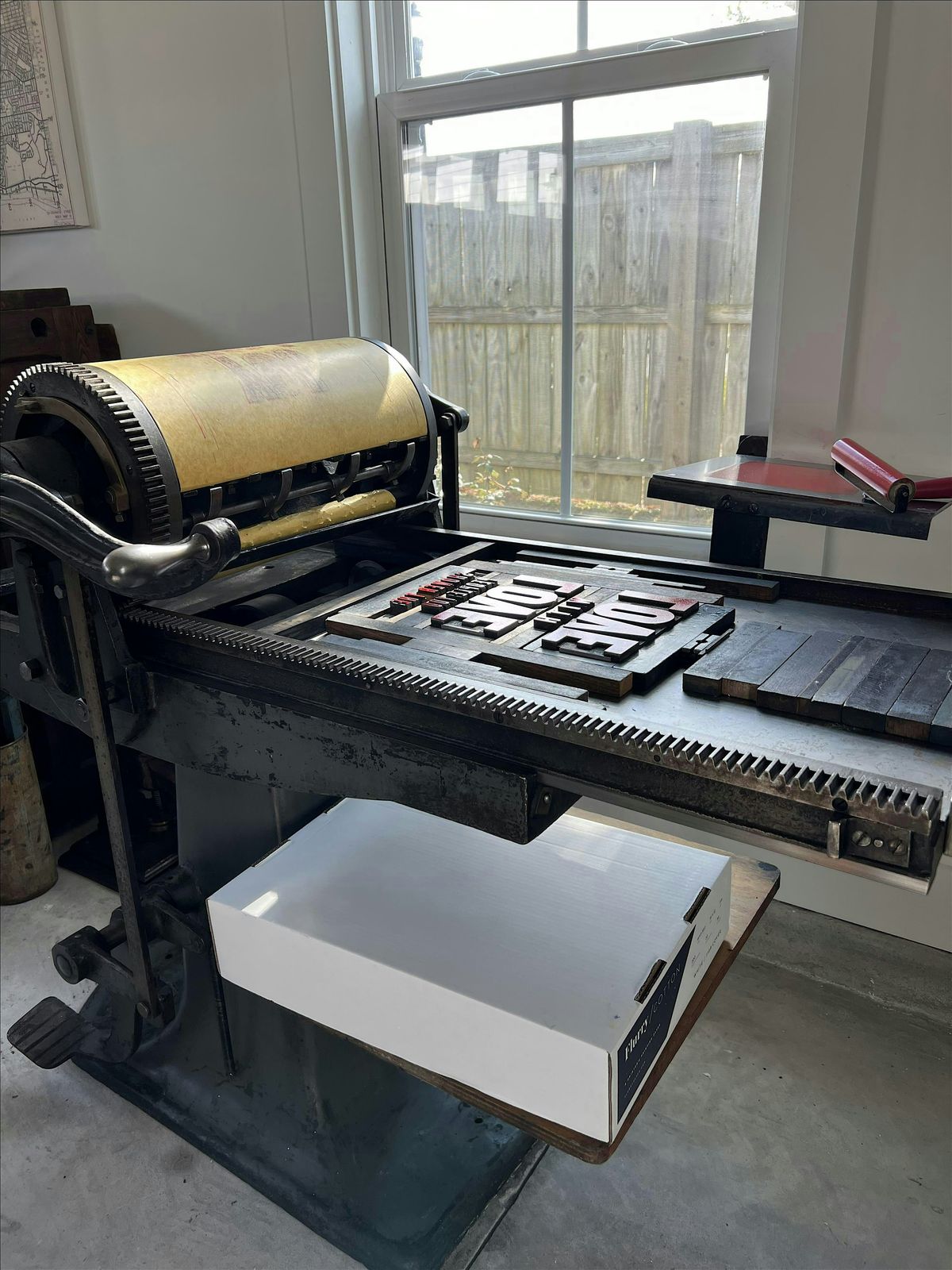 Letterpress Printing Valentine Workshop