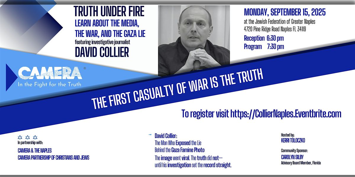 Truth Under Fire: Learn about the Media, the War, and the Gaza Lie