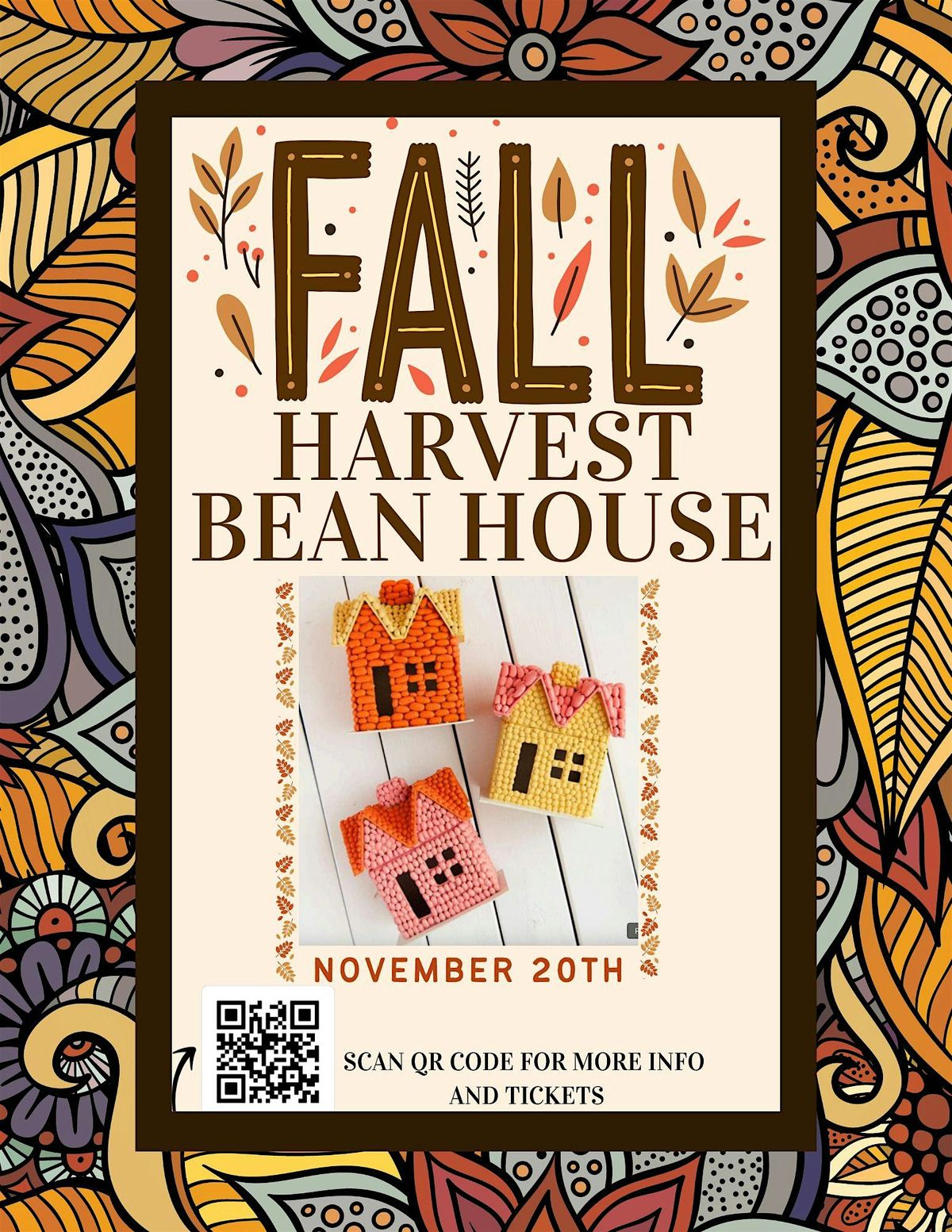Fall Harvest Bean House Crafting
