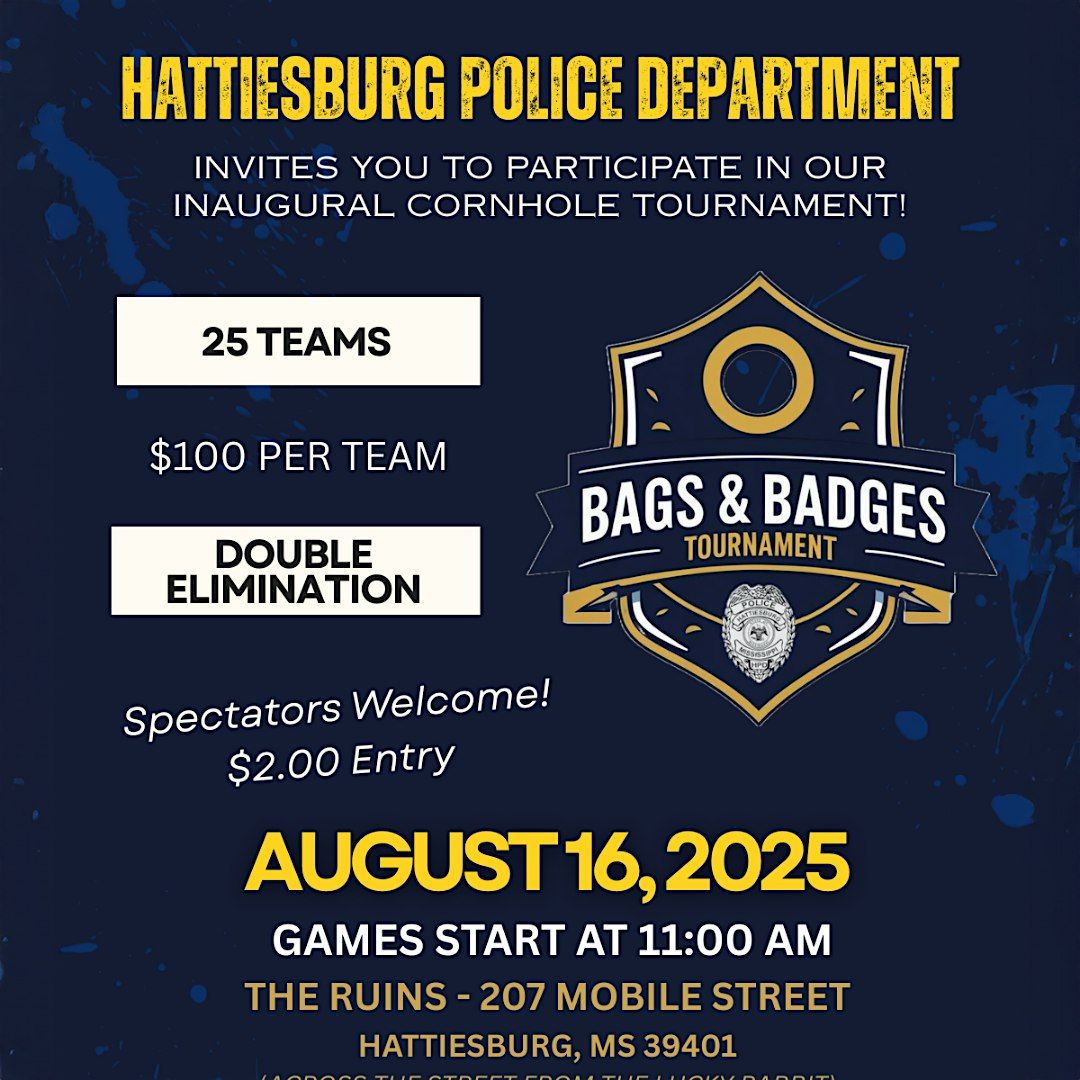 Bags & Badges Cornhole Tournament