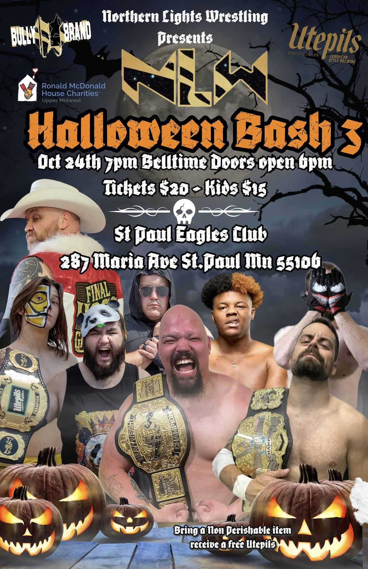Northern Lights Wrestling Presents Halloween Bash 3