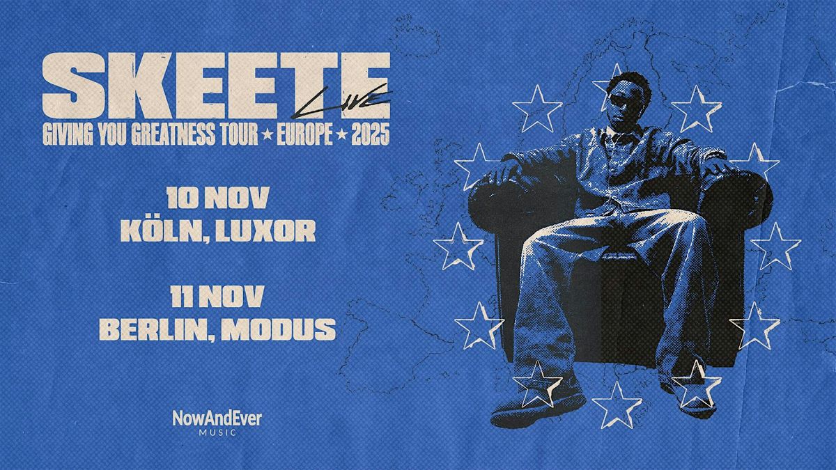 SKEETE live in K\u00f6ln "Giving You Greatness" Tour