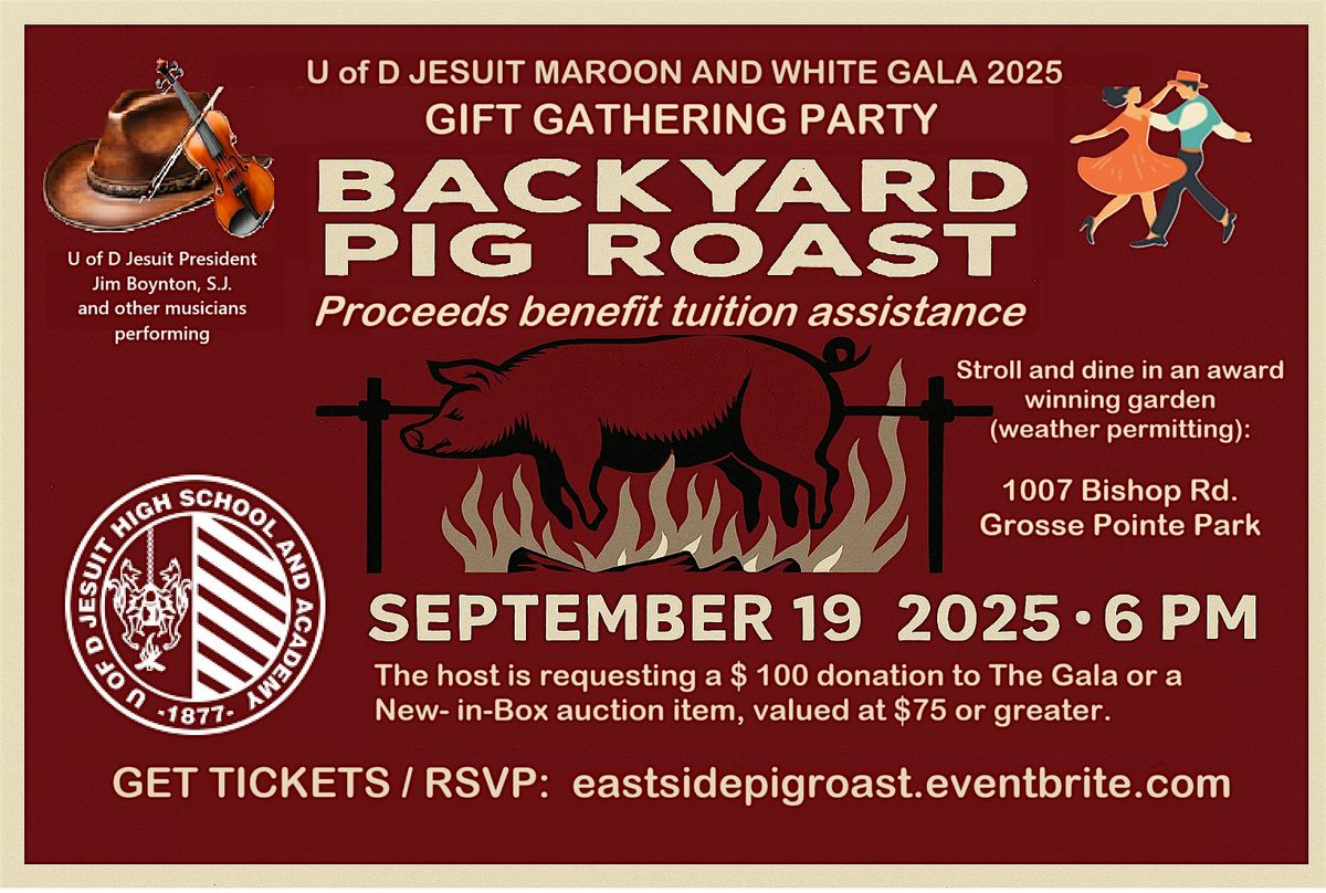 U of D Jesuit Maroon & White Gala 2025 Gift-Gathering Party