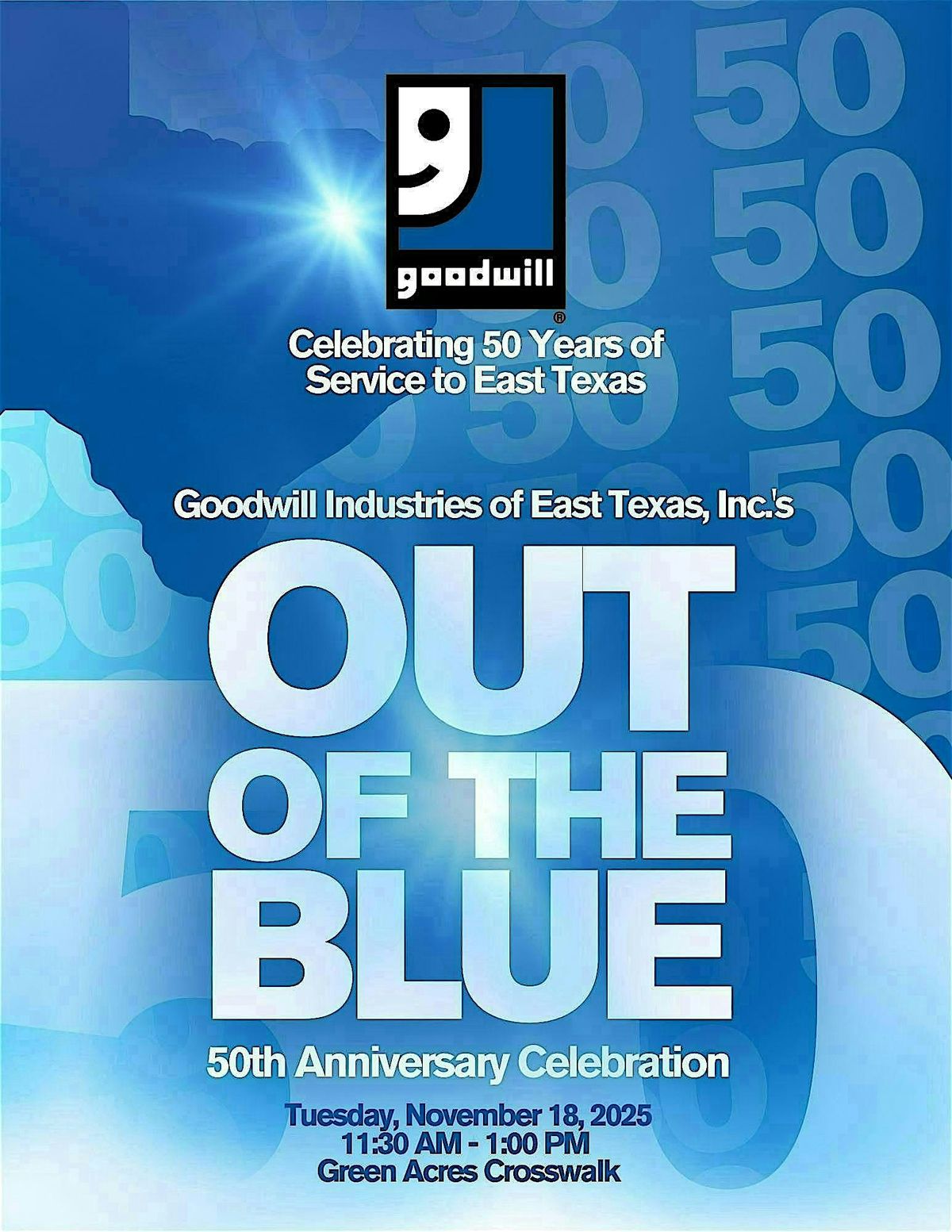 Out of the Blue 50th Anniversary Celebration