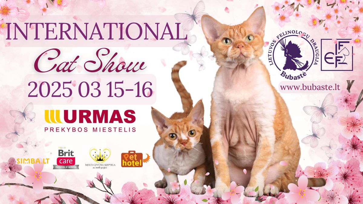 International Cat Show ,,Kaunas Spring Show\u201d | FIFe | Tarptautin\u0117 Ka\u010di\u0173 paroda ,,Kaunas Spring Show\u201d