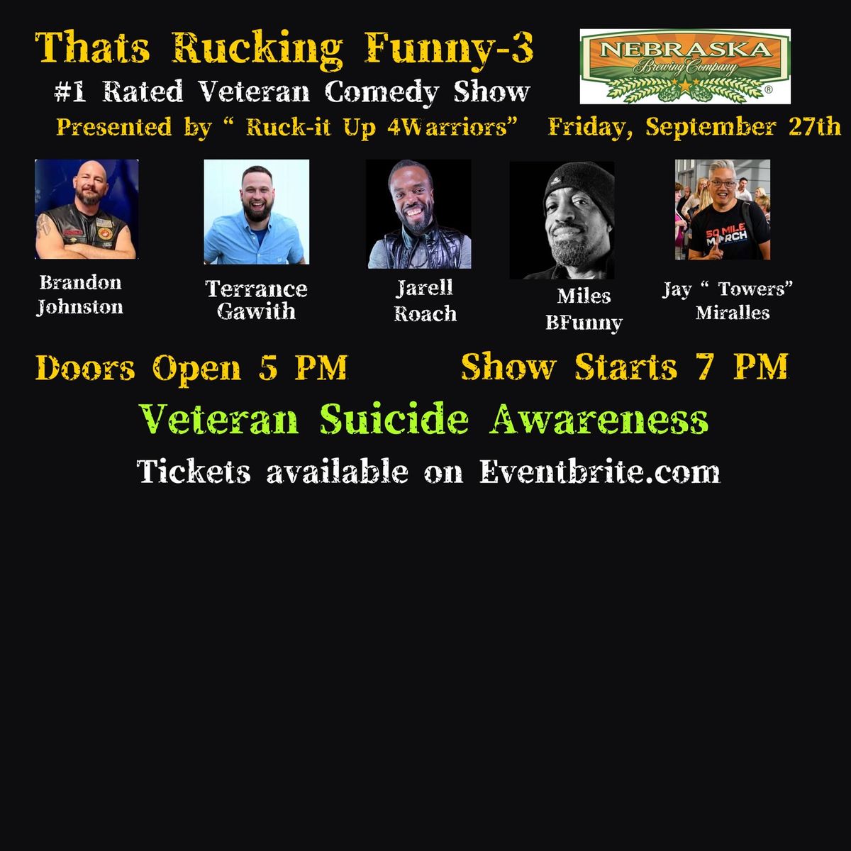 That\u2019s Rucking Funny-3, #1 Rated Veteran Comedy Show