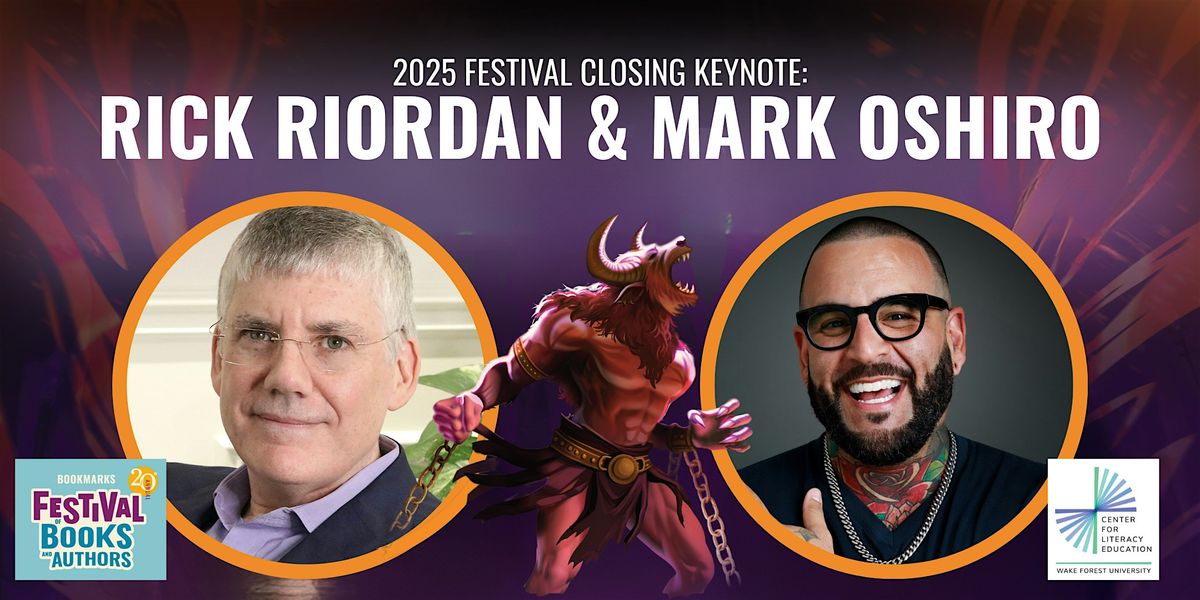 2025 Festival Closing Keynote: Rick Riordan & Mark Oshiro