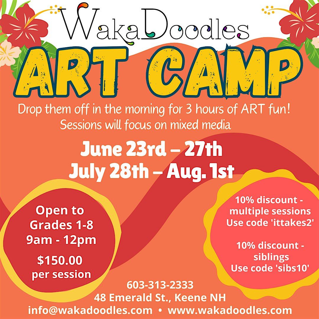 WakaDoodles Summer Camp - June