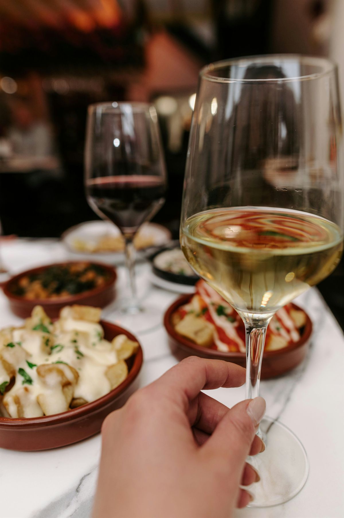 Spanish Wine Tasting with Tapas at Triana Tapas Bar