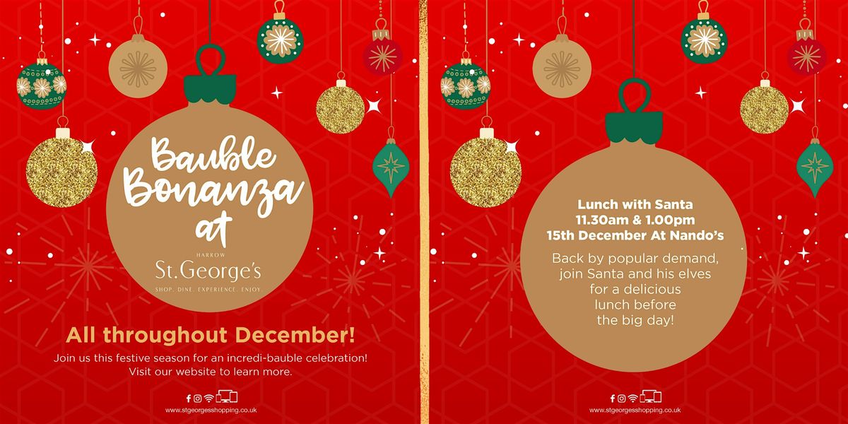 Lunch with Santa at St. George's Shopping Centre, Nando's