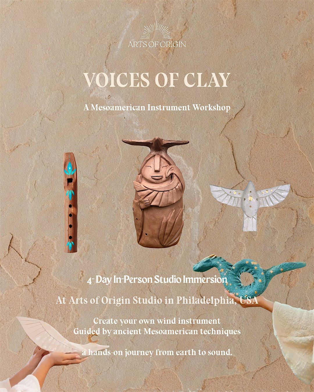 Discover the Art of Ceramic Instrument Making | 4 Day Workshop | Open Forms