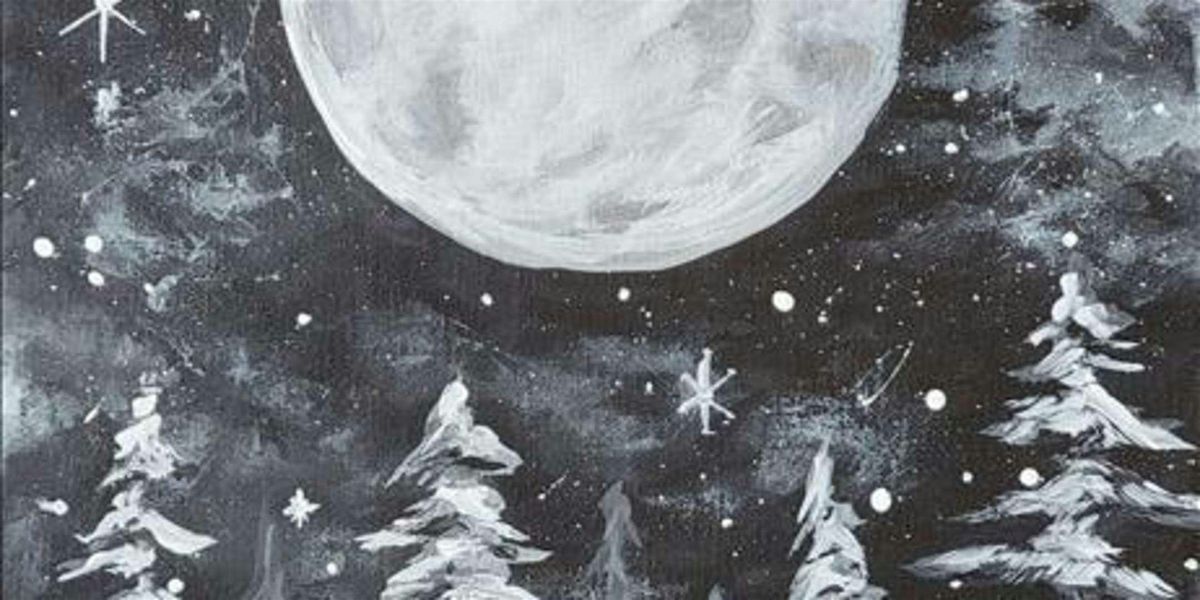 Silent Winter Night - Paint and Sip by Classpop!\u2122