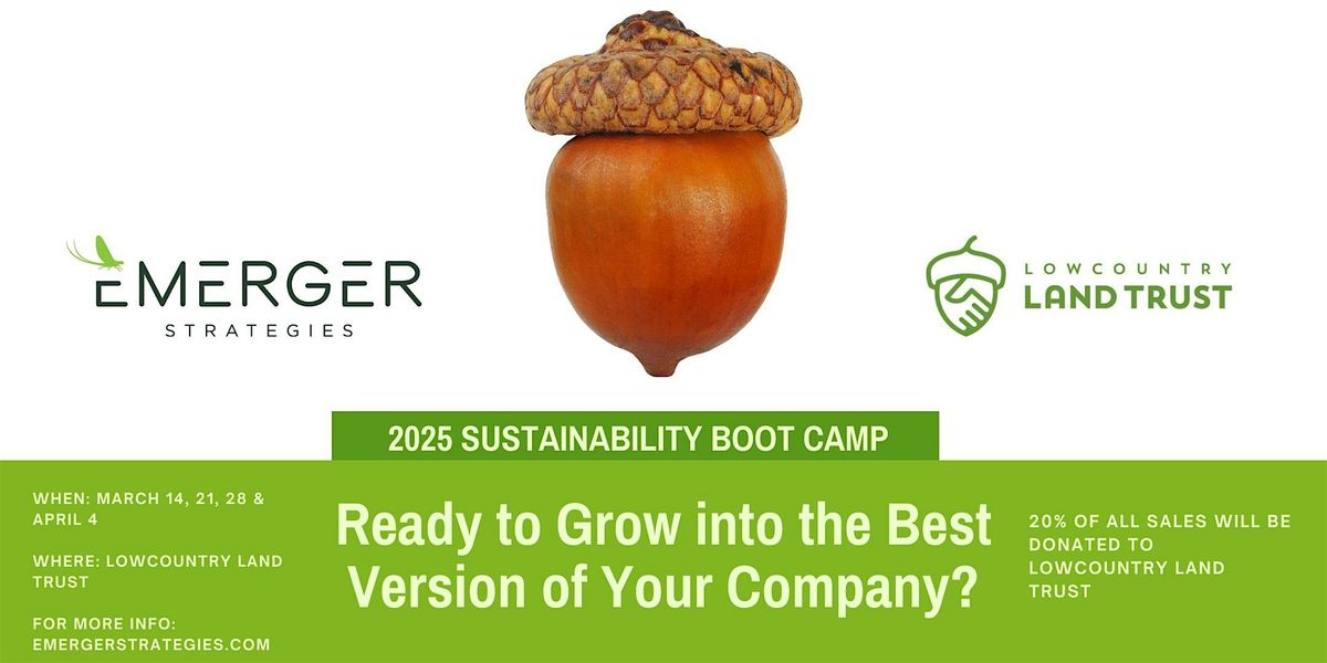 Emerger Strategies Sustainability Boot Camp 2