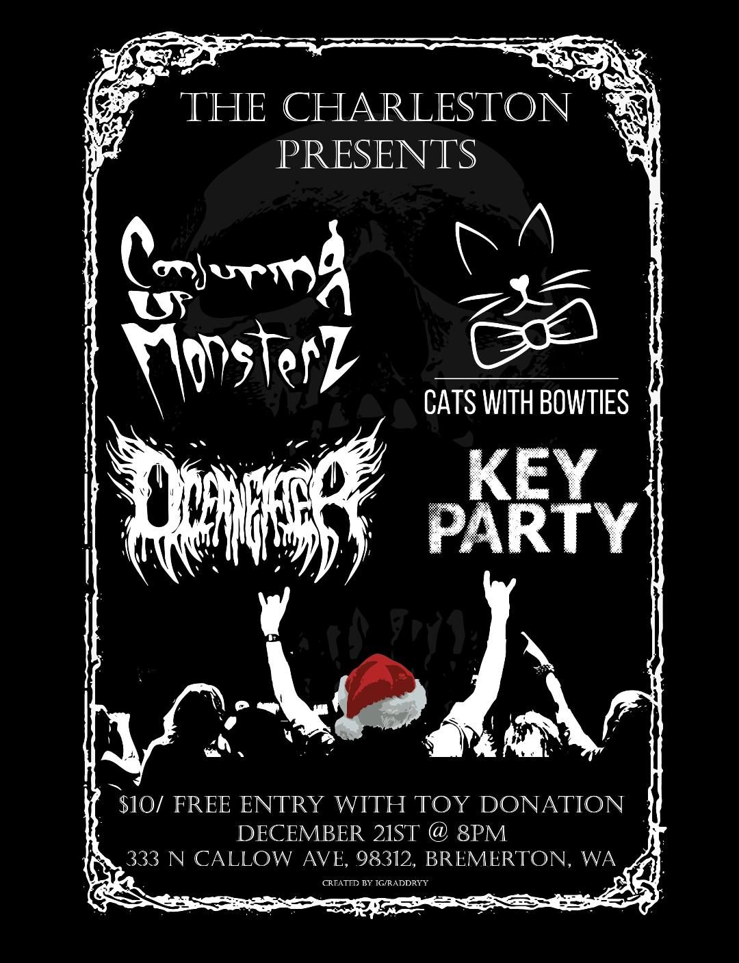 CONJURING UP MONSTERZ \/\/ CATS WITH BOWTIES \/\/ OCEANEATER \/\/ KEY PARTY