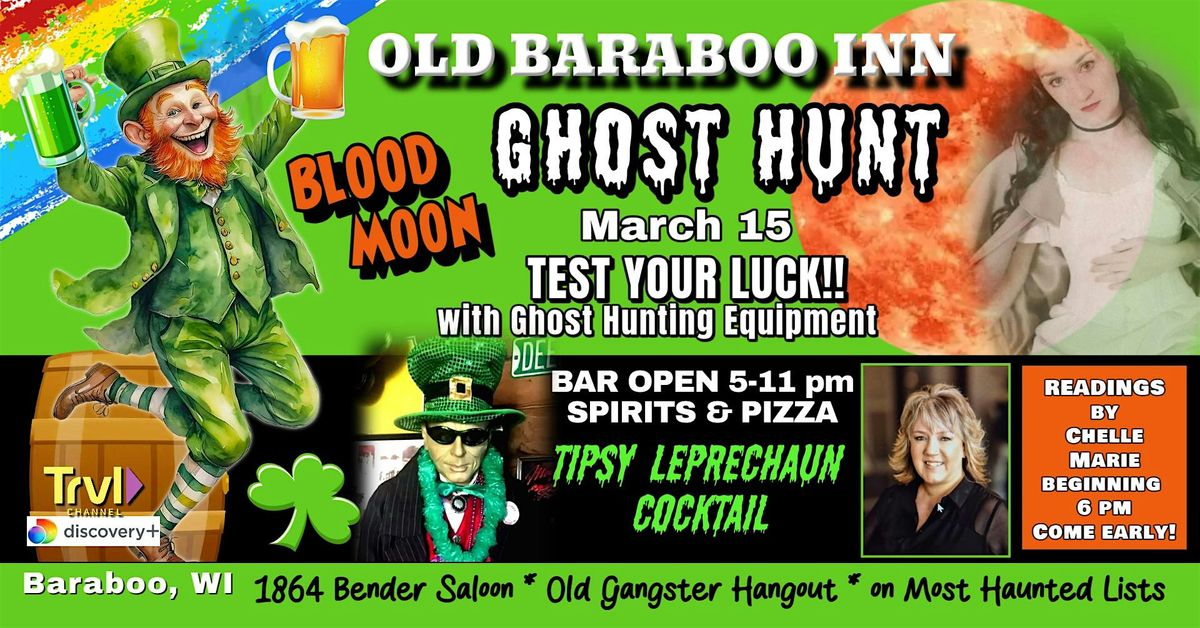 "Blood Moon" Guided GHOST HUNT! Test your LUCK in Historic Saloon!