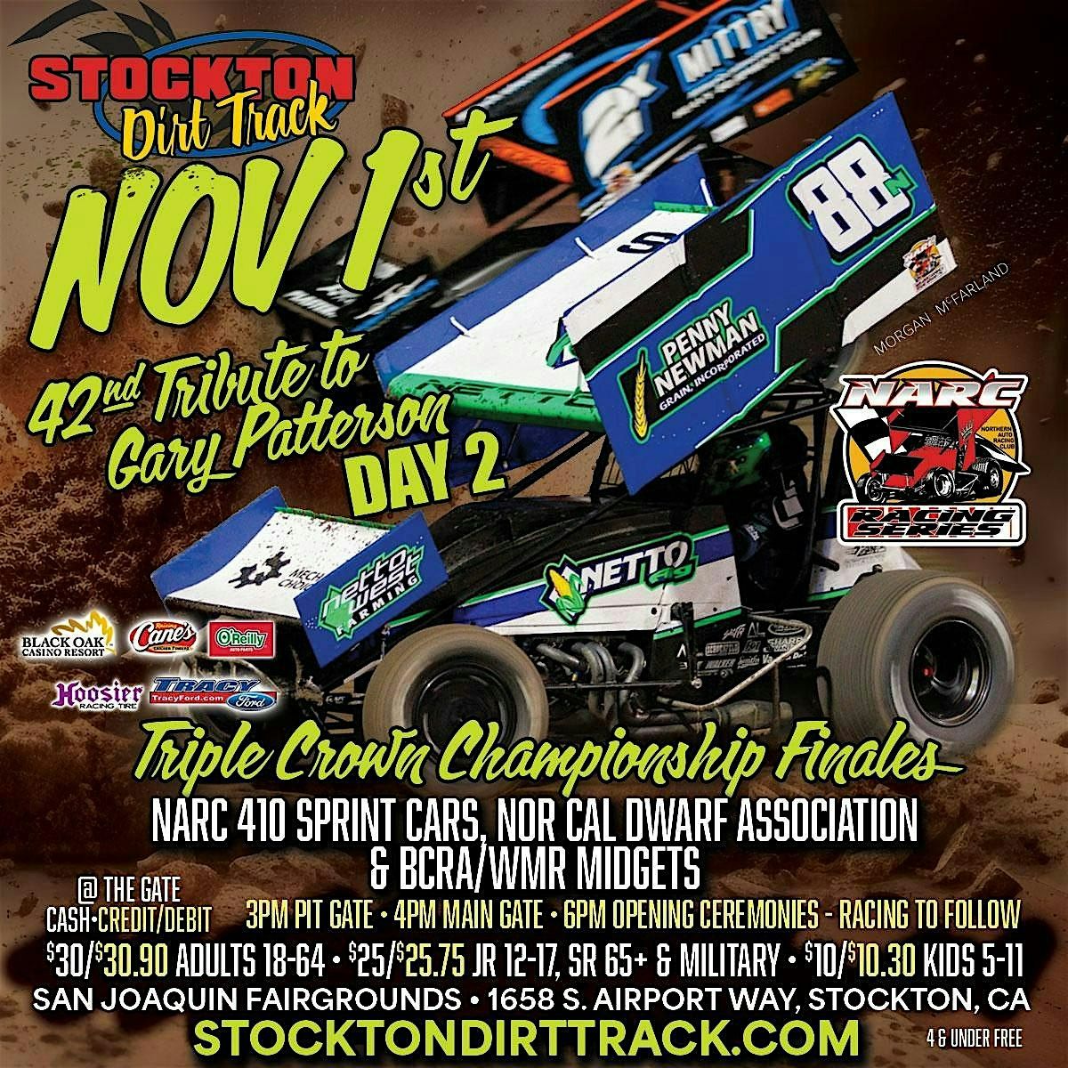 Triple Crown Championship Finales - NARC 410 Sprints, Dwarf Cars & Midgets